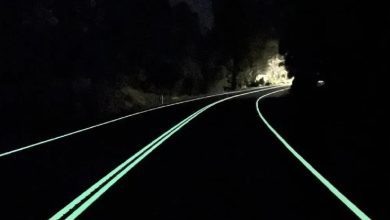 Photo of Motorways glow in the dark, and Australia is experimenting with fluorescent paint for the lines
