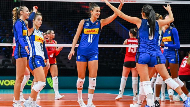 Women's Volleyball World Cup, Italy and China Open Quarter Final Program: Scoreboard