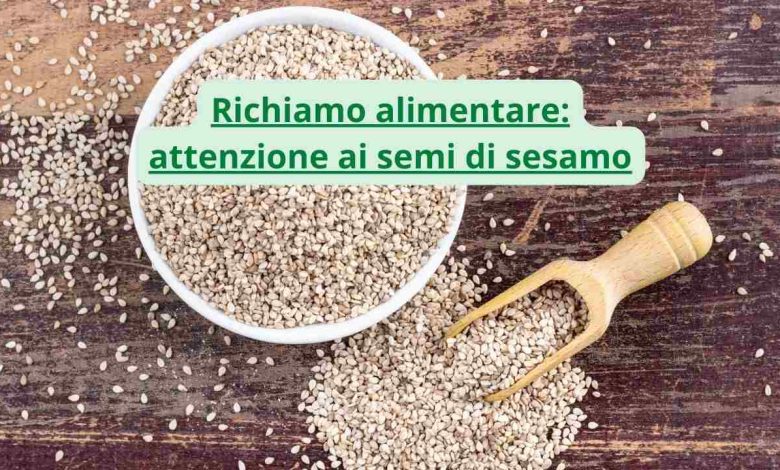 Salmonella alert in sesame seeds