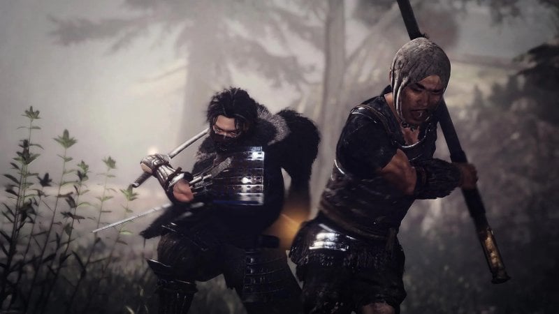 Screenshot of Nioh 2 with 2 characters