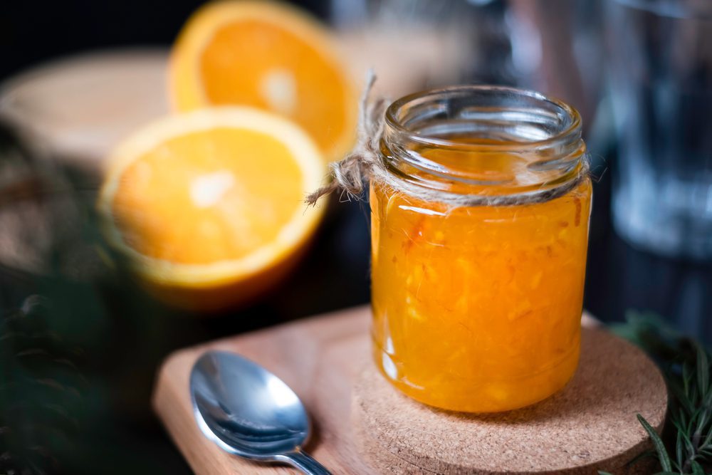 Marmalade in a jar