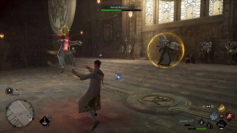 Hogwarts Legacy, combat sequence