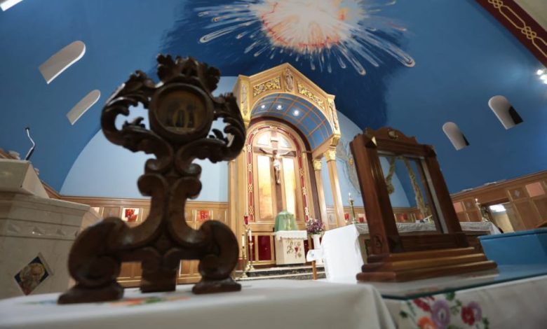 The relics of Sant'Angelo d'Acri are on tour in the United States