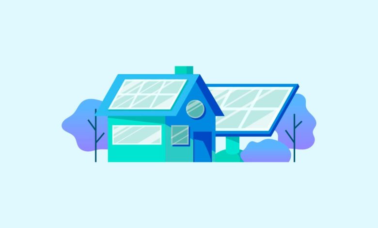 Energy saving with solar panel