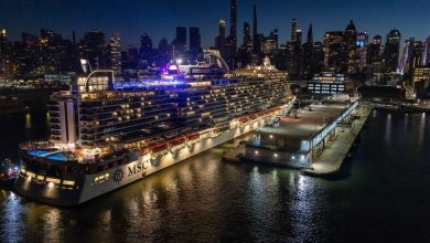 Photo of MSC Cruises’ new flagship, MSC Seascape, has arrived in New York
