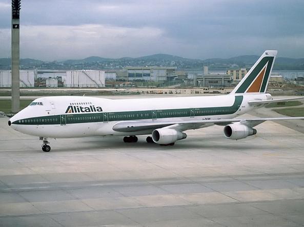 Boeing 747 in Alitalia livery (Photo: Pedro Arag