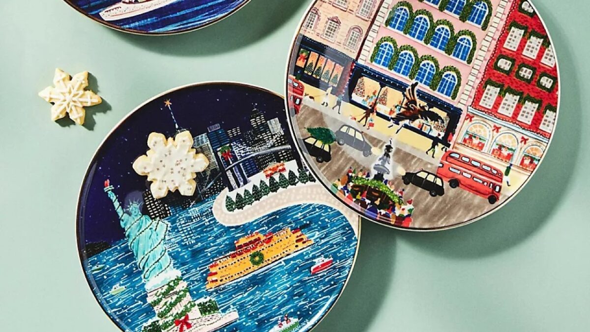 7 Original Sets of Plates, Mugs, and Mugs to Buy from Anthropologie for Christmas!