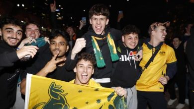 Photo of Australia in the World Cup round of 16, thousands celebrate the night in Melbourne