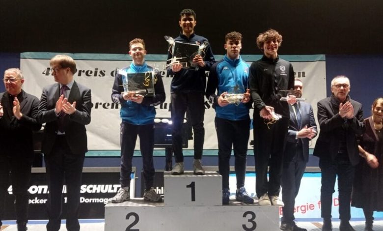 Nardella and Mastrolo on the podium in Saber