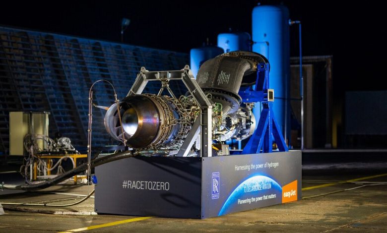 Rolls-Royce and easyJet: the world's first test of a modern hydrogen fueled aircraft engine